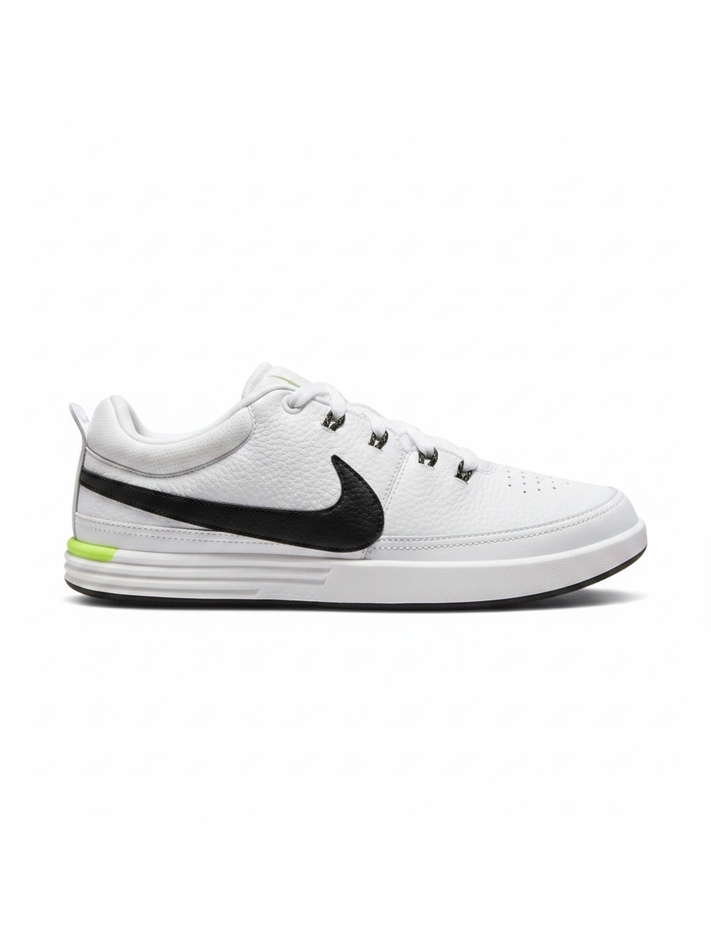 Nike Lunar Waverly Golf Shoes White Black Volt 652781-101 - Men's 9.5W
